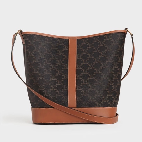 Celine Handbags - Celine Medium Bucket in Triopmhe Canvas and Calfskin